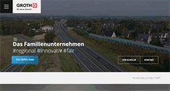 Desktop Screenshot of groth-gruppe.de